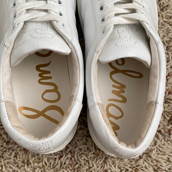 Sam Edelman Ethyl Low Top Sneaker White Size 8.5 M - Picture 7 of 8